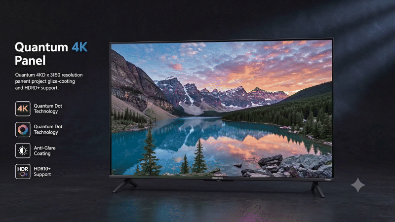 Two Sizes Quantum Display
