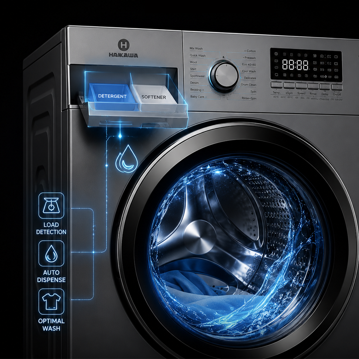 Smart Washing Machine Interior